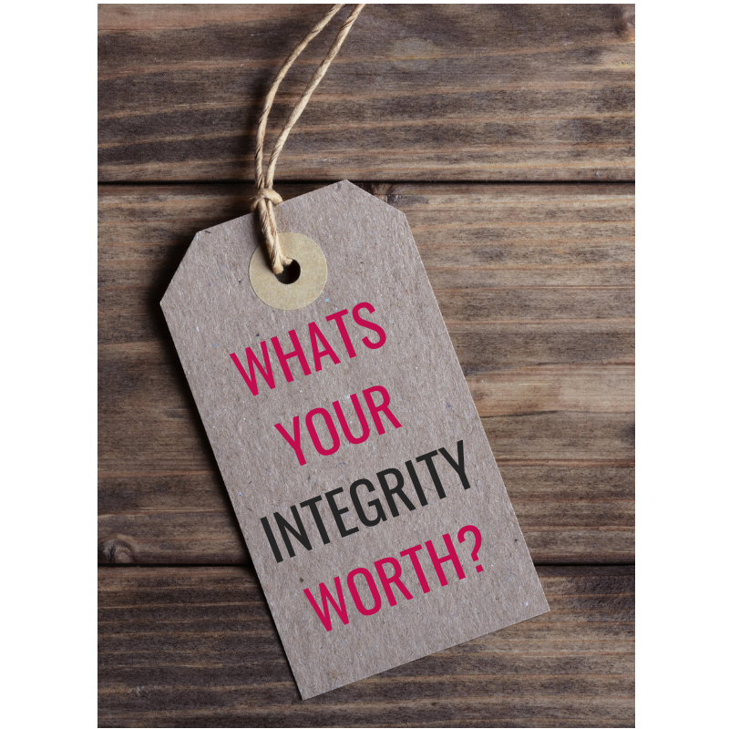 Charge with integrity