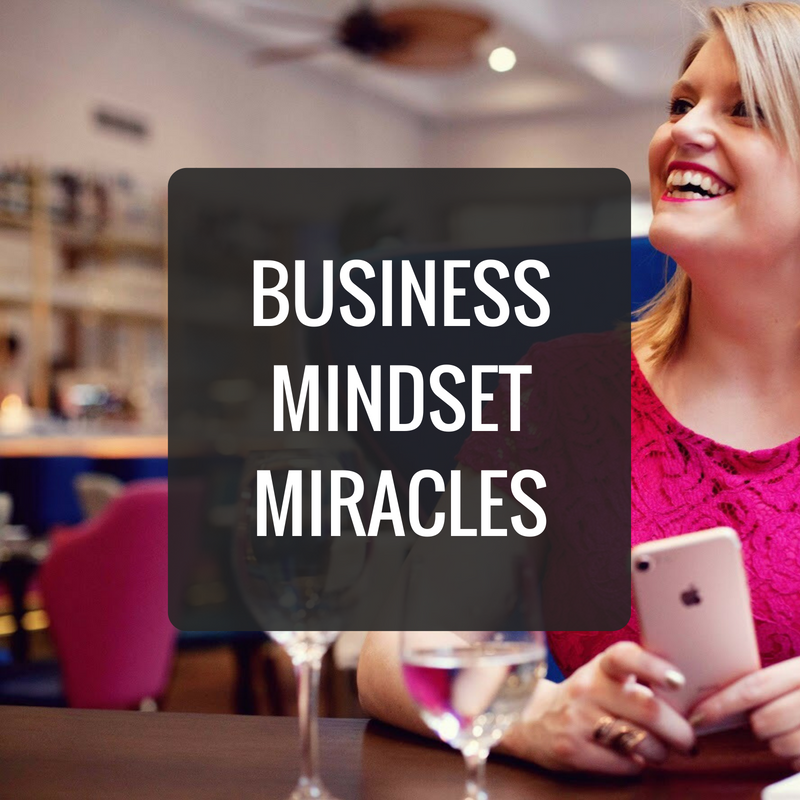 business mindset miracles button