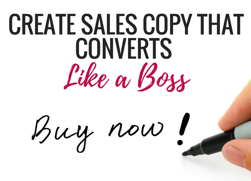 Sales Page Copy that Converts