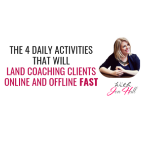 How to land clients fast! 4 Daily Activities