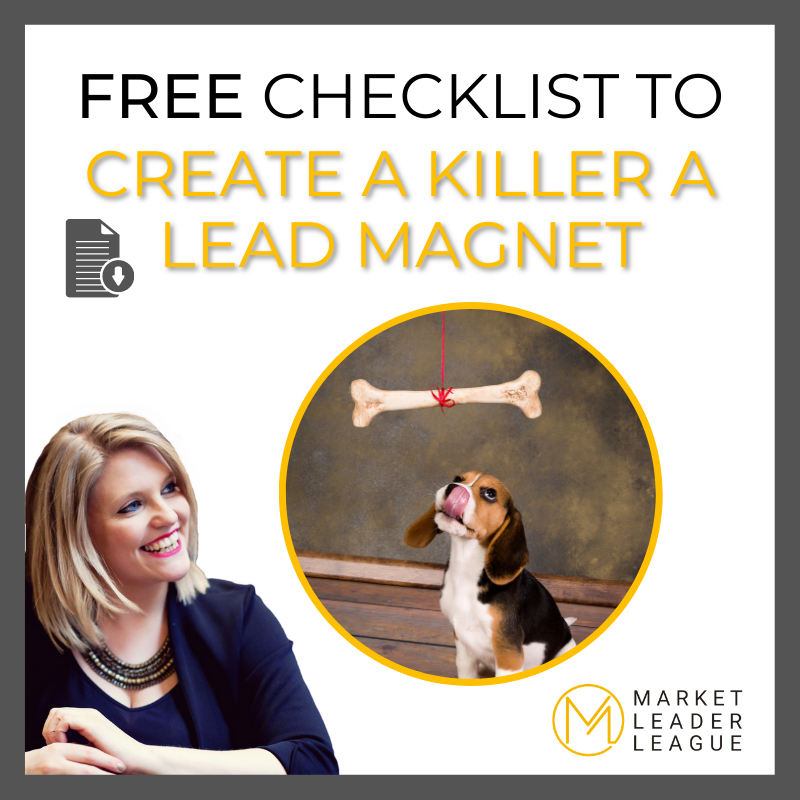 Killer Lead Magnet Checklist web page image